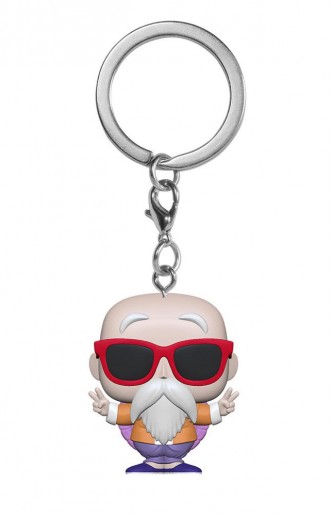 Pop! Keychain: Dragon Ball Z - Master Roshi (Peace Sign) 