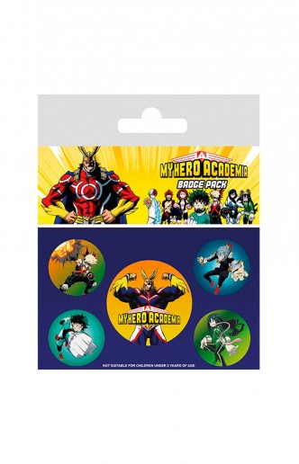 My Hero Academia - Pack Badges Characters Mix