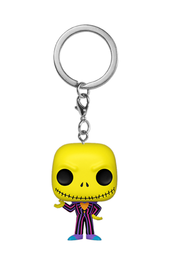 Pop! Keychain: Pesadilla antes de Navidad: Black Light - Jack