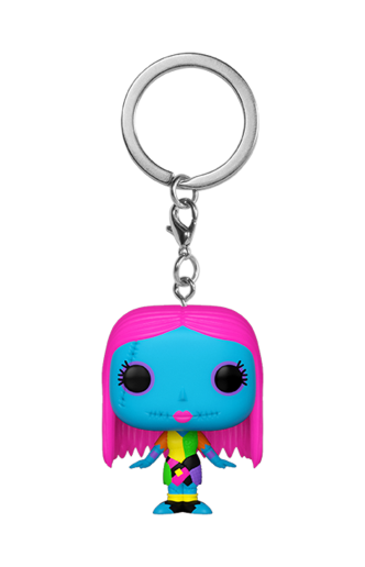 Pop! Keychain: Pesadilla antes de Navidad: Black Light - Sally 