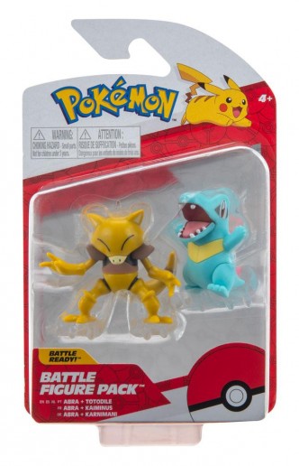 Pokemon - Pack 2 Figuras Battle Totodile & Abra