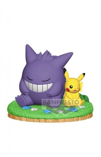 Pokemon - Figura Pikachu & Gengar Sleeping