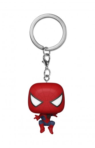 Pop! Keychain: Spider-Man:No Way Home S3- Friendly Neighborhood Spider-Man Leaping SM2