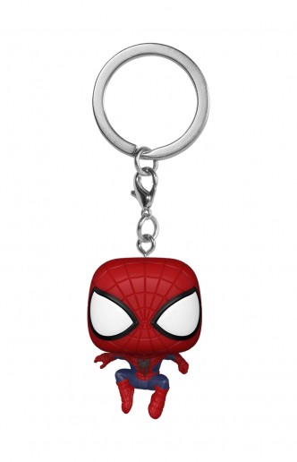 Pop! Keychain: Spider-Man:No Way Home S3-  Amazing Spider-Man Leaping SM3
