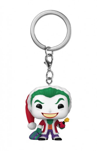 Pop! Keychain: DC Holiday - Joker