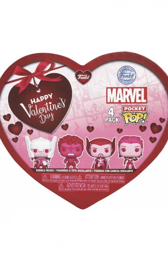 Pocket Pop! Marvel Classic Valentine Box: Pack 4