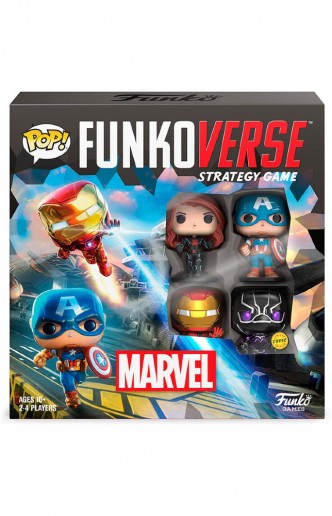 Pop! Funkoverse Marvel- Base Set (Chase) (Español) 