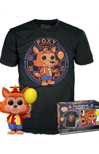 Five Nights at Freddy's Pop! & Tee Box Balloon Foxy (Flocked) Ex