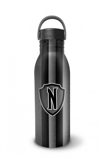 Wednesday - Botella Metálica Miércoles Nevermore Logo