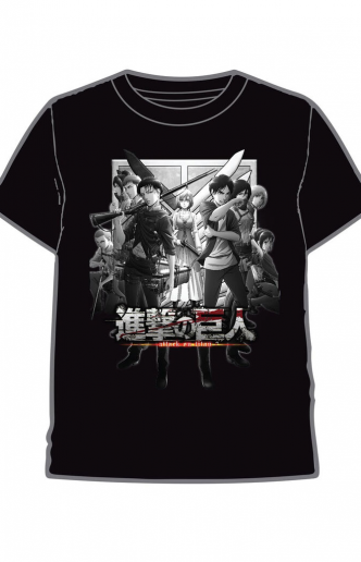 Attack on Titan - Camiseta Personajes