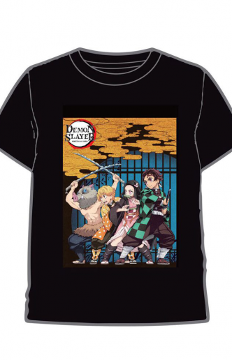 Demon Slayer: Kimetsu no Yaiba - Camiseta Niño Protagonistas