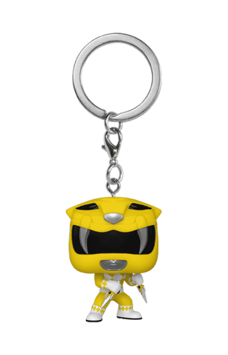 Pop! Keychain: Mighty Morphin Power Rangers 30th - Yellow Ranger