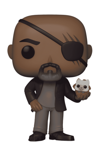 Pop! Marvel: The Marvels - Nick Fury w/ Flerkitten