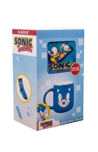 Sonic The Hedgehog - Set Taza y Calcetines Sonic
