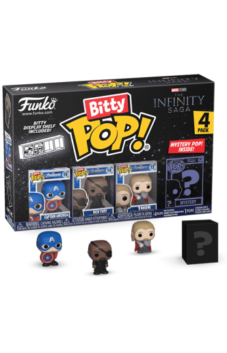 Bitty Pop! Marvel Infinity Saga 4 Pack