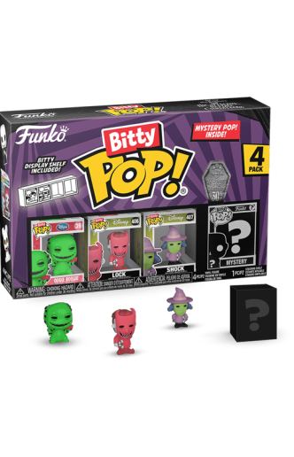 Bitty Pop! Pesadilla Antes de Navidad 4 Pack