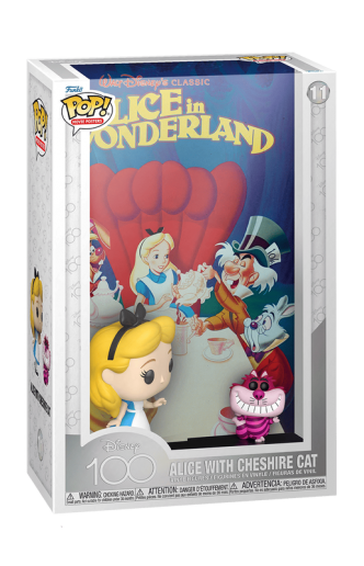 Pop! Movie Posters: Disney: Alice in Wonderland - Alice w/ Cheshire Cat
