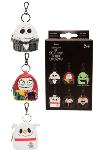 Pesadilla Antes de Navidad Llavero mini mochila Mystery Loungefly 