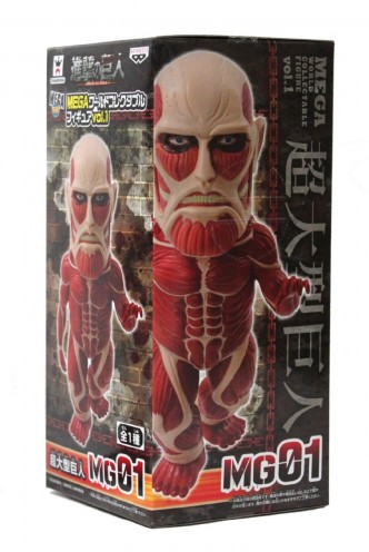 Banpresto - Colossal Titan Form Attack on Titan Mega WCF Figure, 5"