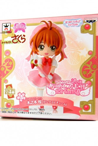 Figure: Card Captor Sakura "Atsumete for Girls" SAKURA Pink 3"