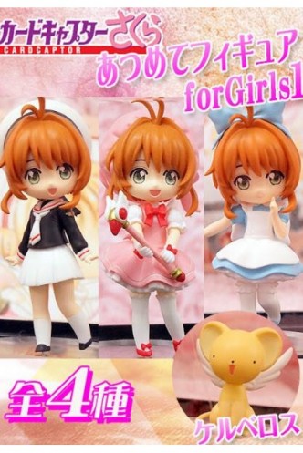 Atsumete Figure for Girl: Card Captor Sakura "Sakura Uniforme" 7,6cm.