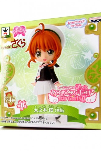 Atsumete Figure for Girl: Card Captor Sakura "Sakura Uniforme" 7,6cm.