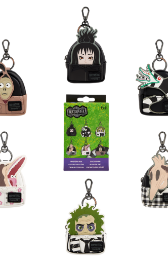 Beetlejuice Exclusive Cosplay Mystery Mini Backpack Keychain Charm