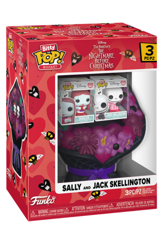 Bitty Pop! Bouquet Sally & Jack Skellington (Valentine)