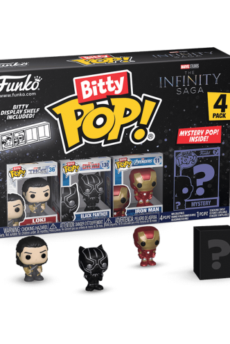 Bitty Pop! Marvel Infinity Saga 4 Pack
