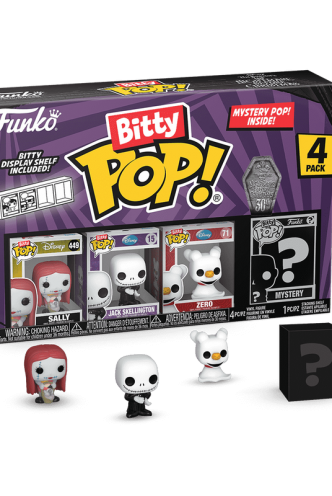 Bitty Pop! Pesadilla Antes de Navidad 4 Pack