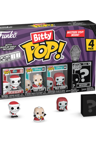 Bitty Pop! Pesadilla Antes de Navidad 4 Pack