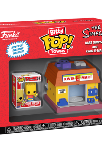 Bitty Pop! Towns Bart Simpson and Kwik-E-Mart