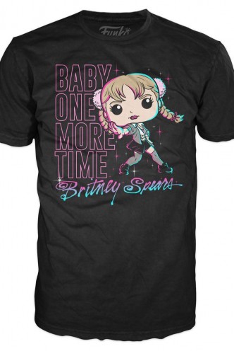 Camiseta Pop! Tees Baby One More Time Set de Minifigura y Camiseta Britney Spears
