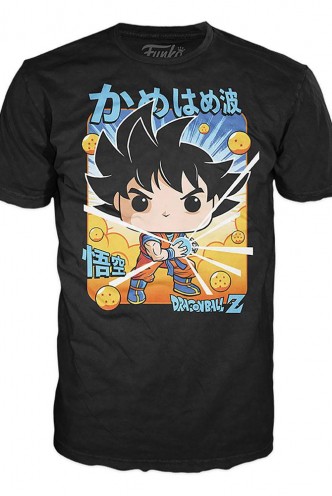 Camiseta Pop! Tees Dragon Ball Z  Goku Set de Minifigura y Camiseta