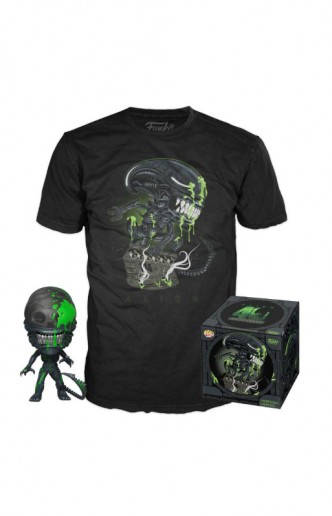 Pop Tee! 40th Xenomorph Exclusive T-shirt and Minifigure Set