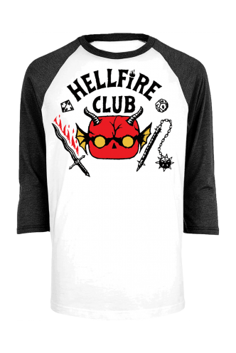 Camiseta Pop! Tees - Stranger Things Hell Fire Club 3/4