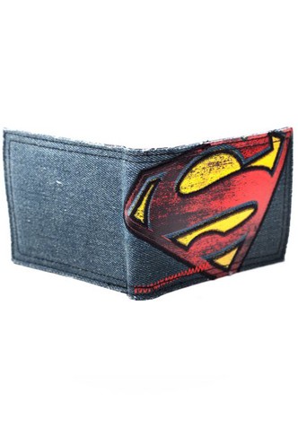 Superman - Vintage Logo Denim Wallet