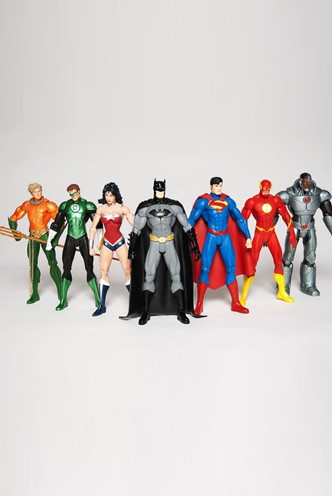 DC Collectibles - Justice League NEW 52 "Pack 7 Figuras de Acción"