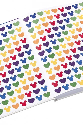 Disney - Libreta y bolígrafo Mickey Rainbow