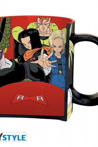 Dragon Ball - Taza Premium Saiyans vs Cyborgs