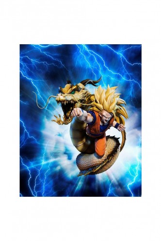 Dragon Ball Z - Figura Super Saiyan 3 Son Goku Fist Explosion Figuarts Zero