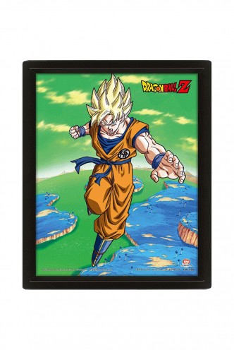 DRAGON BALL Z - POSTER 3D SUPER SAIYAN TRANSFORMATION