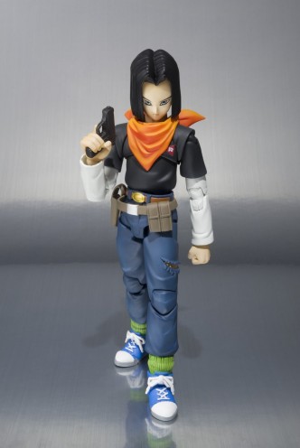 Figura articulada - Dragon Ball Z - Android Nº 17 S.H.Figuarts 14cm.