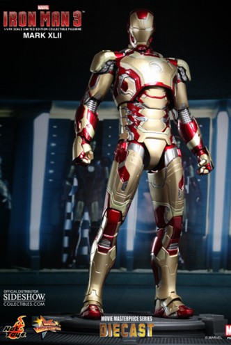 Figura Diecast - IRON MAN 3 "Mark XLII" Hot Toys 