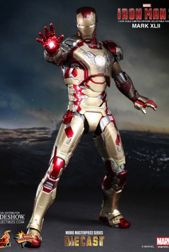 Figura Diecast - IRON MAN 3 "Mark XLII" Hot Toys 