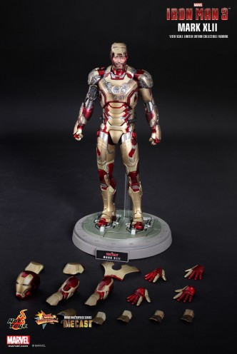 Figura Diecast - IRON MAN 3 "Mark XLII" Hot Toys 