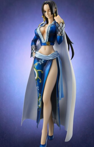 Blue Version One Piece Portrait of Pirates Boa Hancock PVC Figure (Excellent Model)