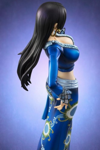 Blue Version One Piece Portrait of Pirates Boa Hancock PVC Figure (Excellent Model)