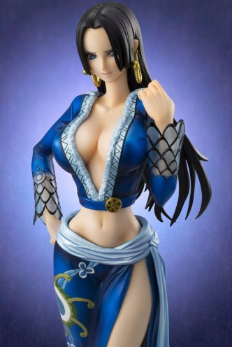 Blue Version One Piece Portrait of Pirates Boa Hancock PVC Figure (Excellent Model)