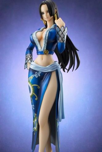 Blue Version One Piece Portrait of Pirates Boa Hancock PVC Figure (Excellent Model)